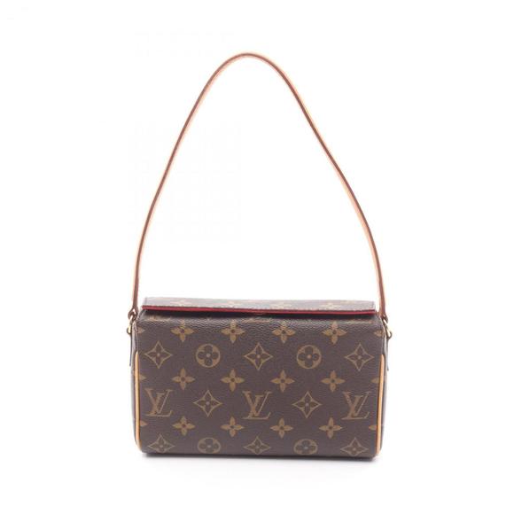 Louis Vuitton Recital Handbag, Coated Canvas and Leather, Monogram, Women's, Bro - Picture 1 of 10